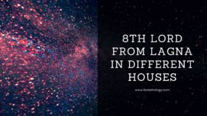 Read more about the article 8th Lord in different houses of a horoscope